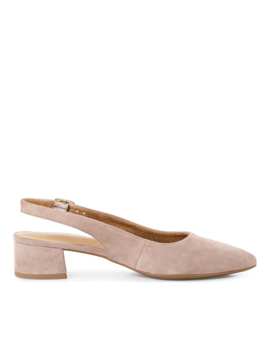 Tamaris Suede Γόβες Μπεζ 1-29500-42-341