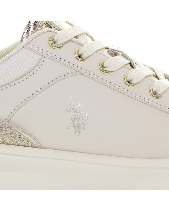 U.S. Polo Assn. Γυναικεία Sneakers Μπεζ