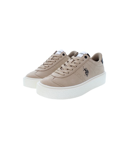 U.S. Polo Assn. Γυναικεία Sneakers Μπεζ
